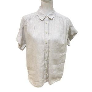 J. Crew Light Beige Button Down Shirt